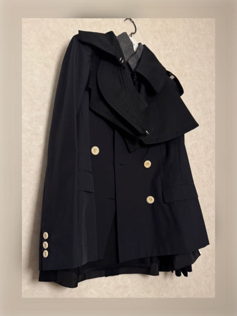 Sacai サカイ お色違い セットアップ 美品 トレンチコート ジャケット
