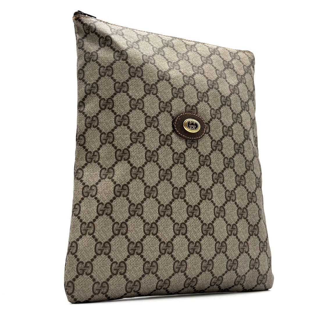 未使用保管品 グッチ クラッチバッグ GG スプリーム インター