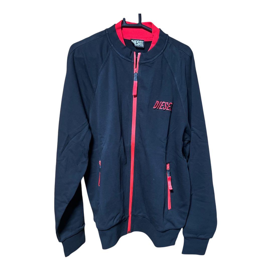 DIESEL 黒赤 ジップアップ トレーナー 楽天市場】DIESEL ディーゼル ジップアップスウェット A14052 0KMAI S