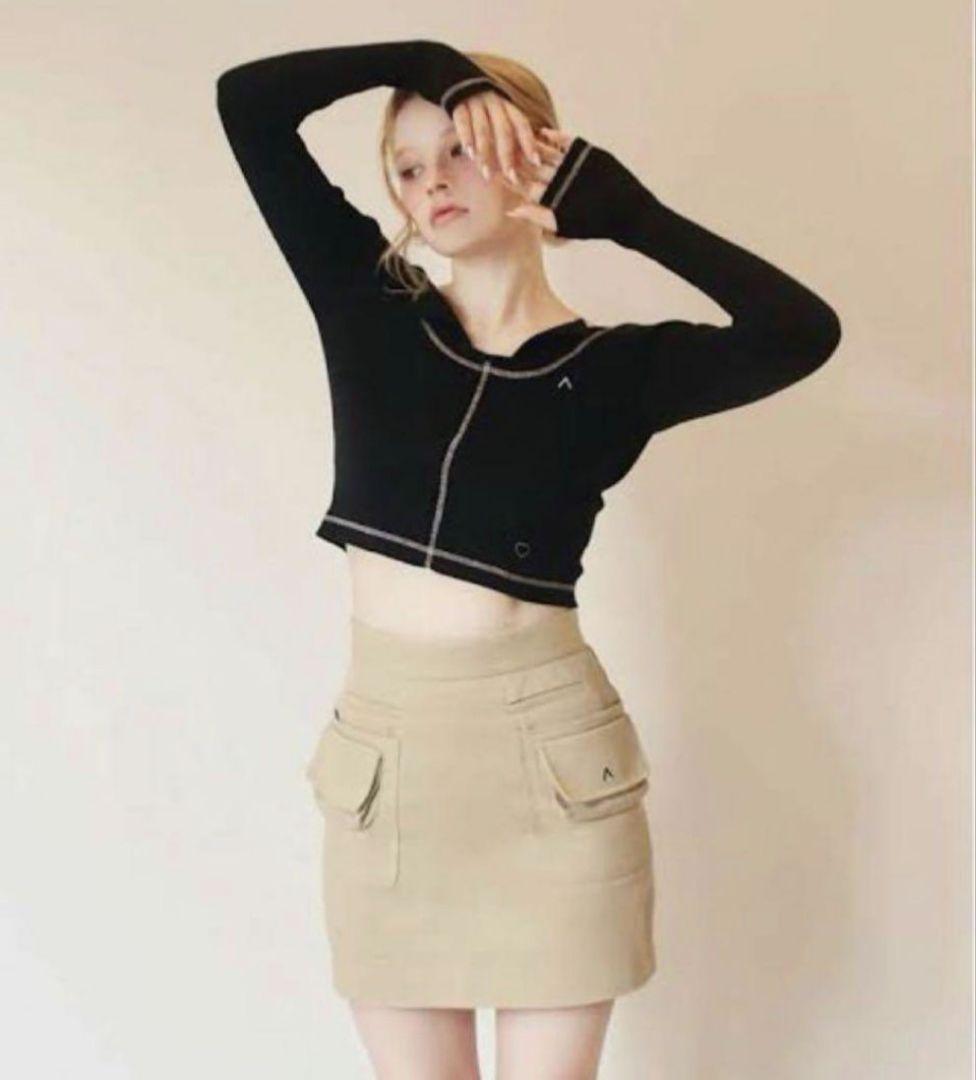 ANDMARY ハートポイントニットトップス - メルカリ