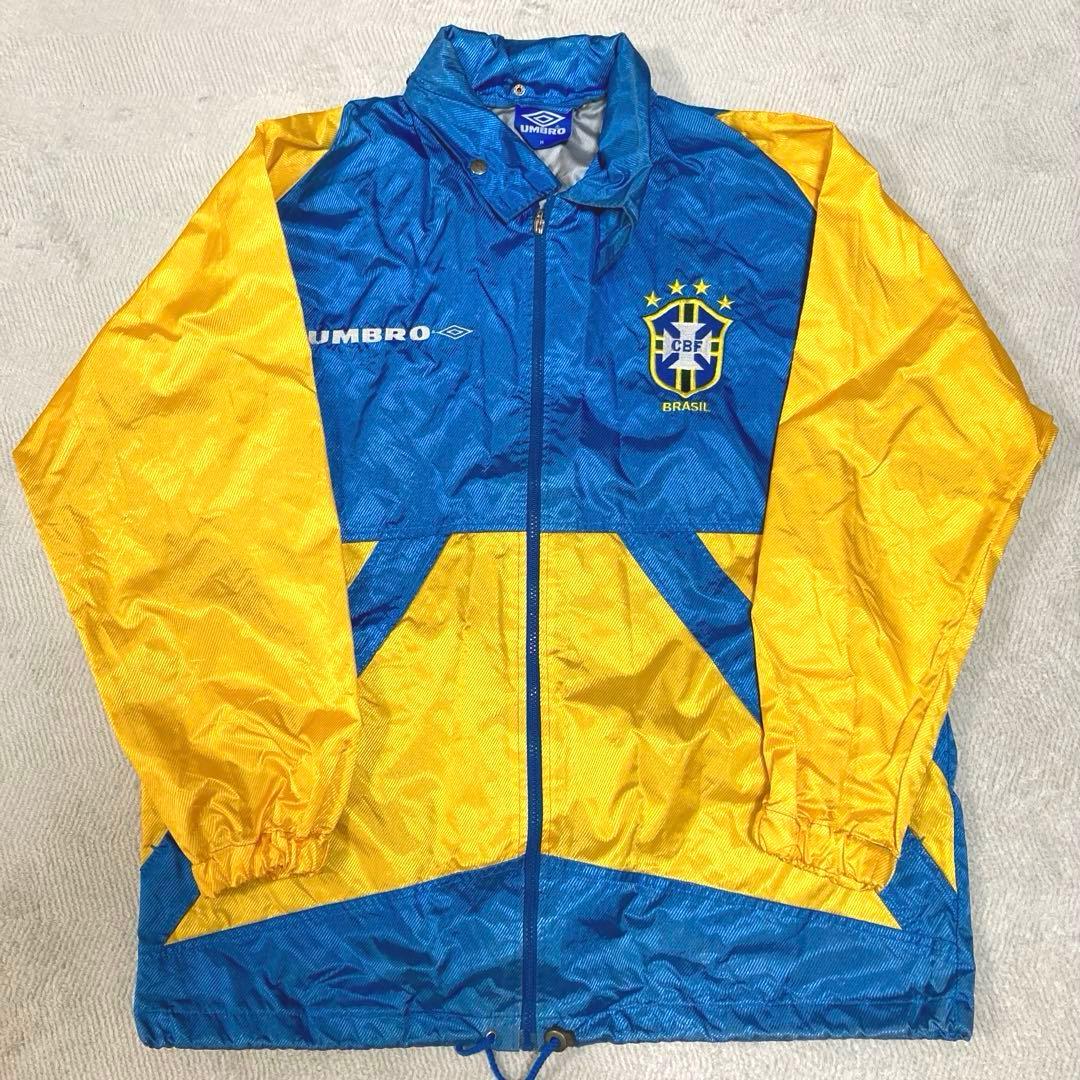 【美品】ブラジル代表 UMBRO アンブロ ピステ ウィンドブレーカー アンブロ umbro 【THE THIRD by UMBRO】ジュニアウィンドジャケット