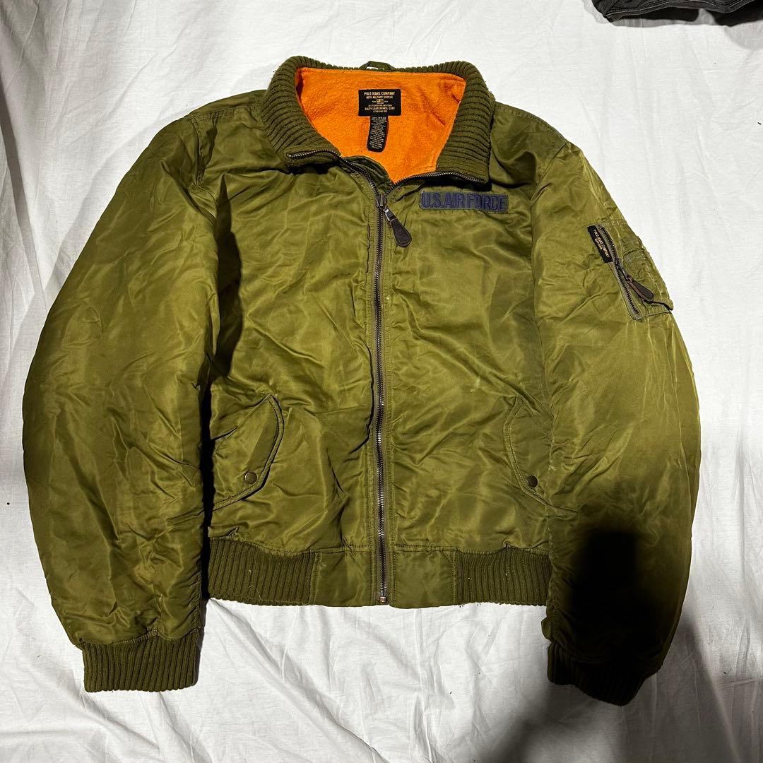 POLO JEANS COMPANY フライトジャケット USAF MA-1 Vintage Polo Ralph Lauren Jeans Company MA-1 Military Bomber