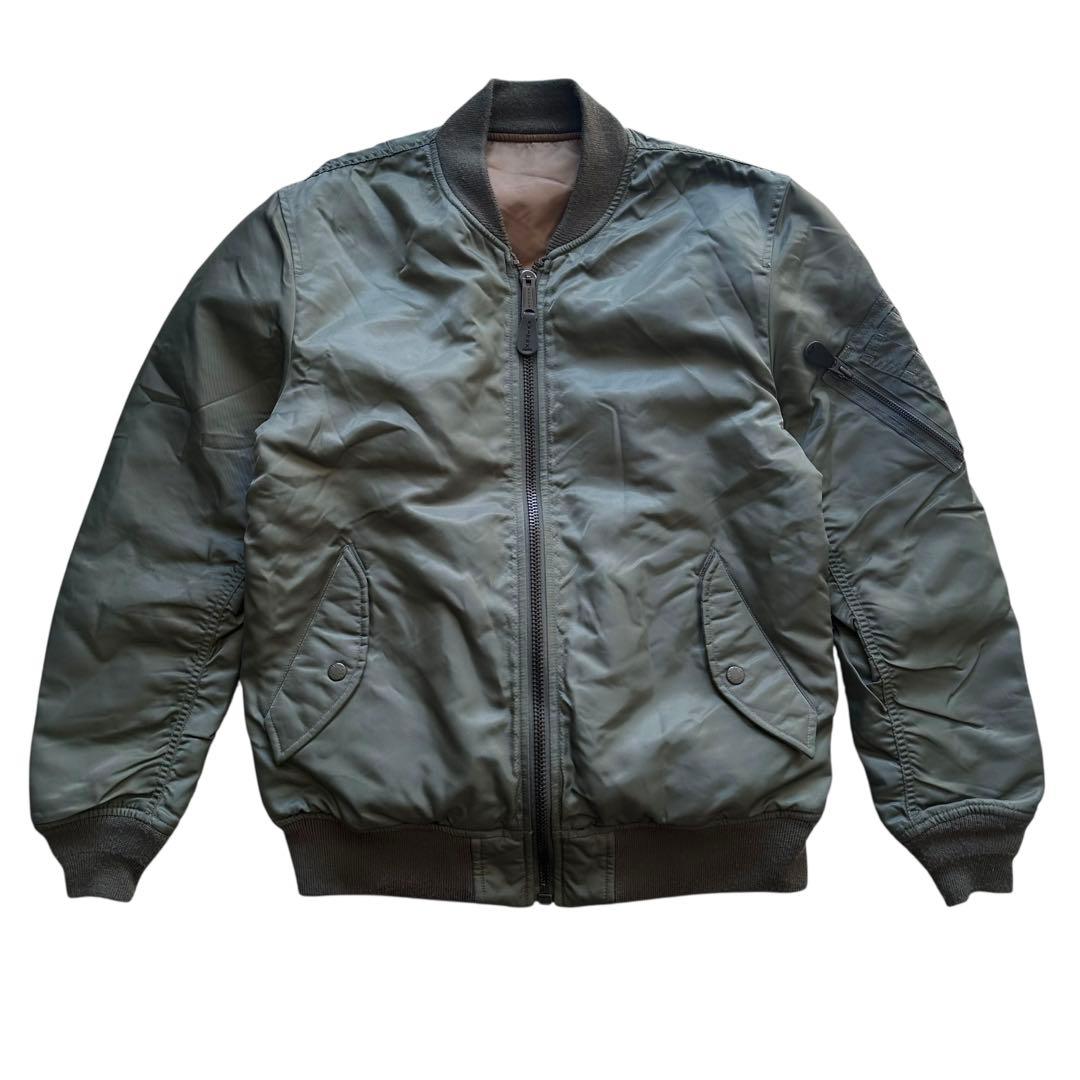 アヴィレックス　MA-1 フライトジャケット　リバーシブル　カーキー　ブルゾンL 楽天市場】AVIREX アヴィレックス MA-1 コマーシャル (リバーシブル