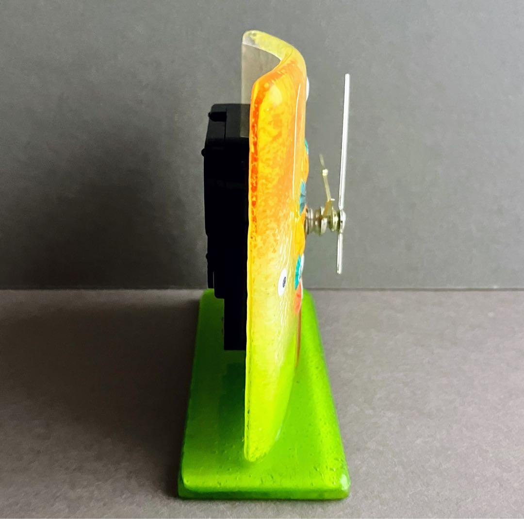 ムラーノ ミルフィオリ 生命の木 置時計 台座付き ベネチアングラス