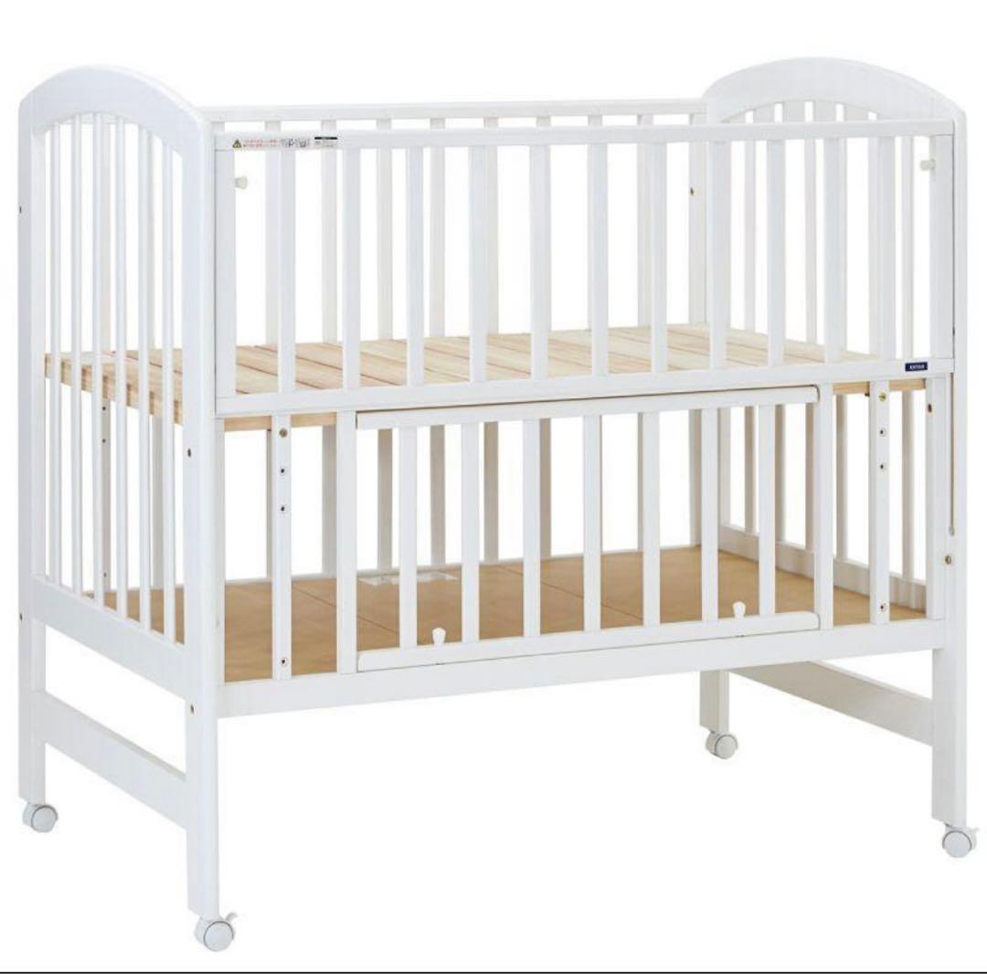 KATOJI ベビーベット　ホワイト　ハイタイプ　カトージ　大阪　マットレスも可 KATOJI ベビーベット ホワイト ハイタイプ カトージ 大阪 マットレスも