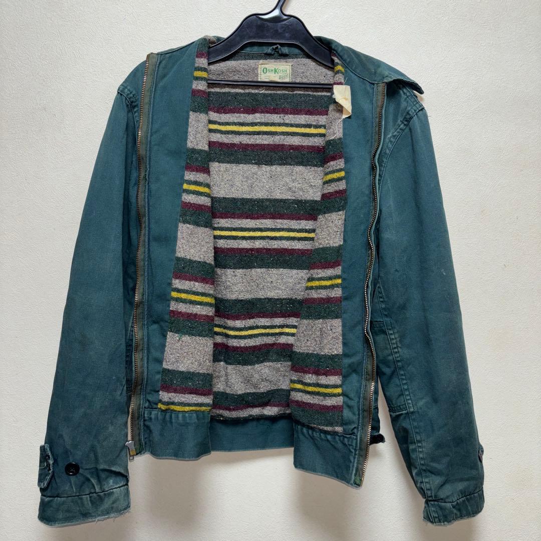 50–60s OshKosh ワークジャケット TALONジップ USA製 - メルカリ