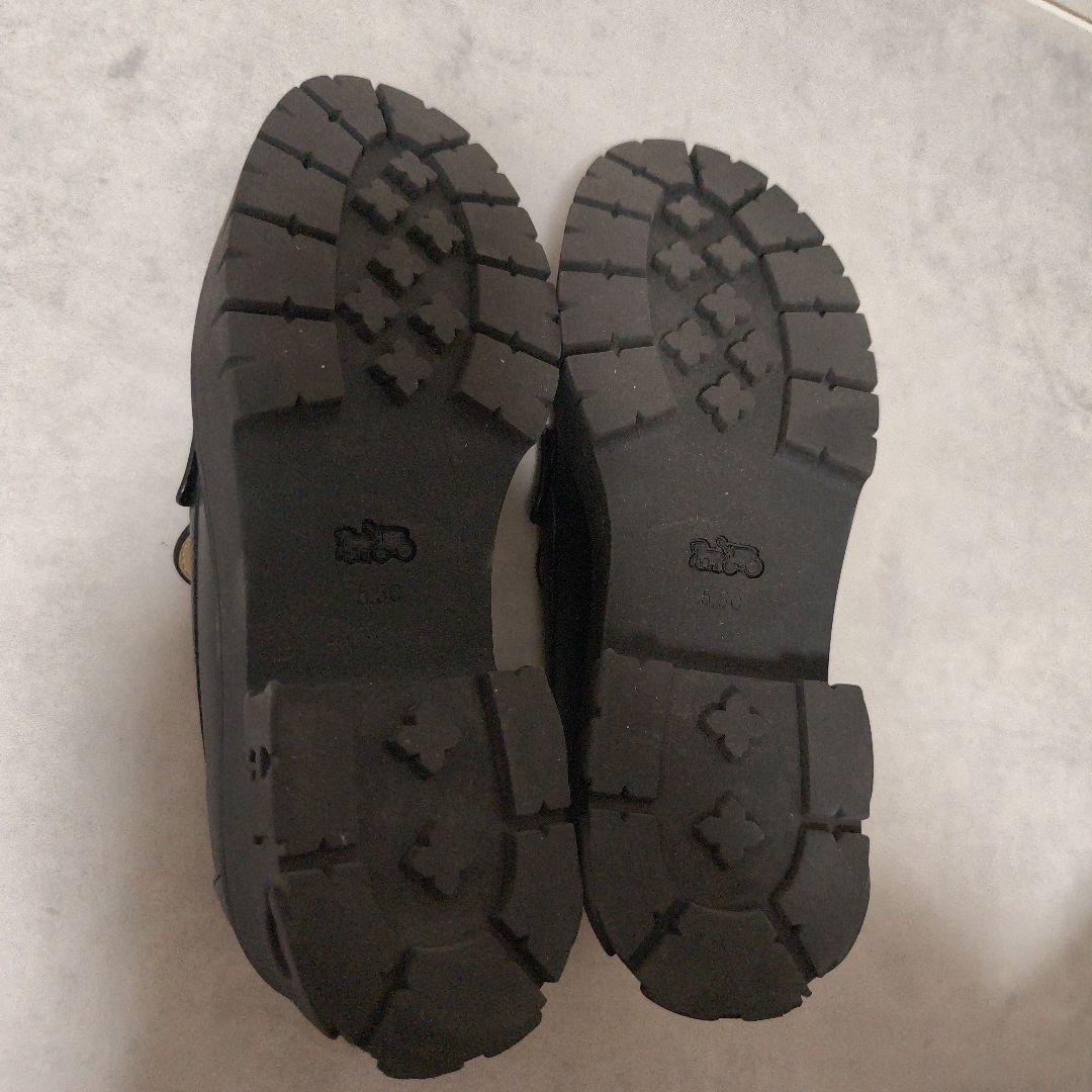 COACH ルーシー 厚底ローファー 22.5cm