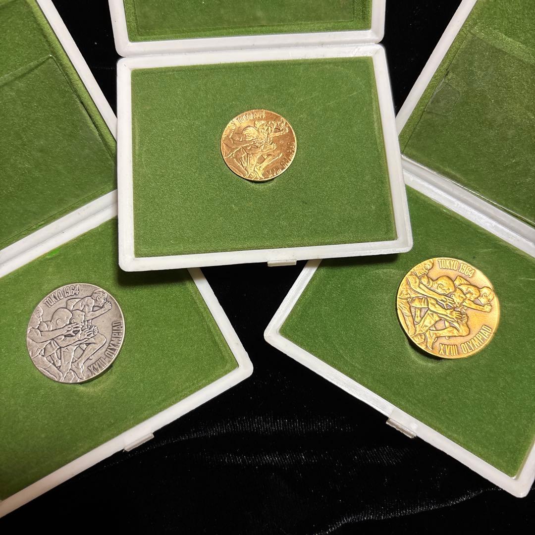 希少☆東京オリンピック 1964 メダルセット 金・銀・銅 K18 1964年 東京オリンピック 記念メダルセット 金銀銅 3種 大蔵省 造幣局