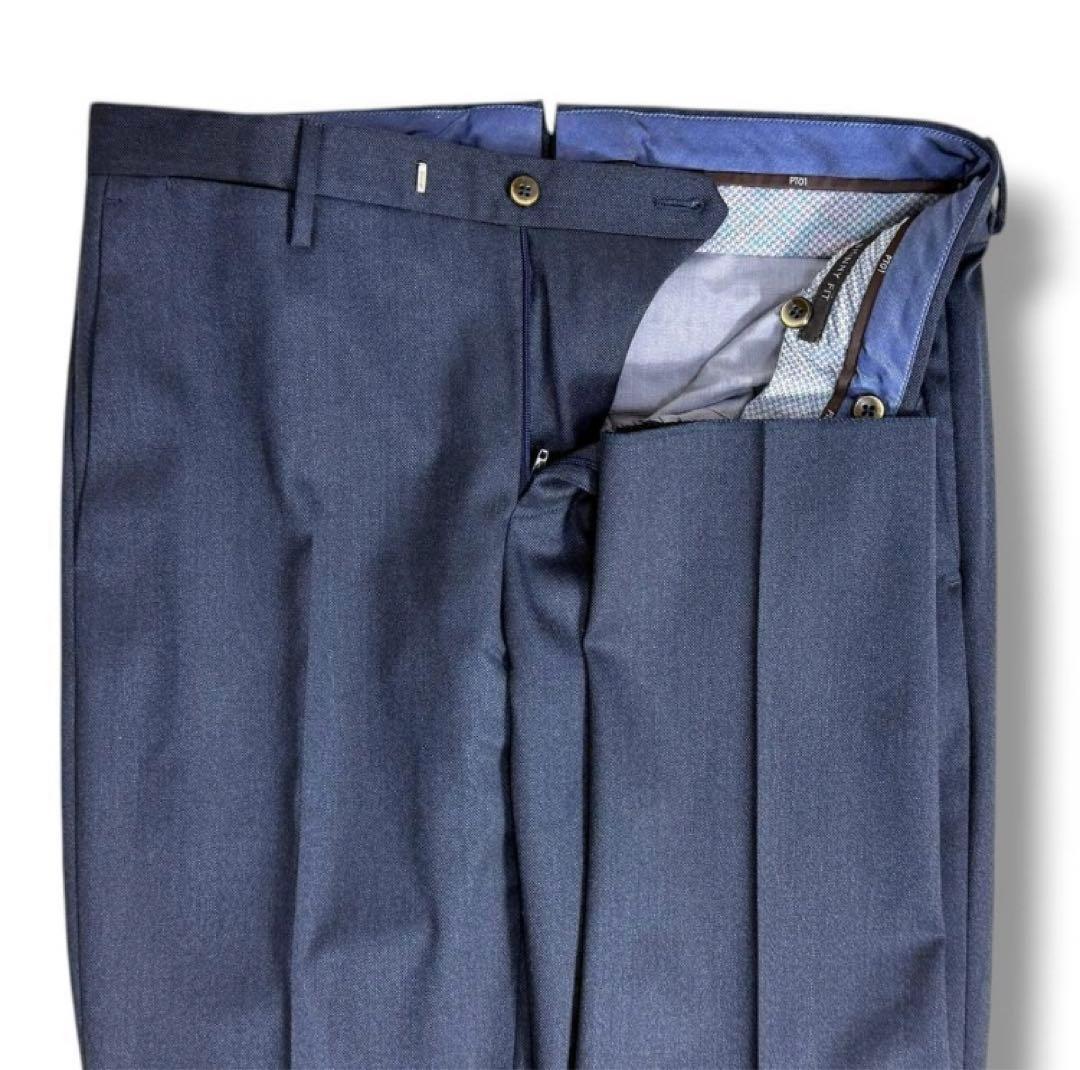 新品 PT01 スキニーフィットフランネルストレッチパンツ 紺 46 - メルカリ