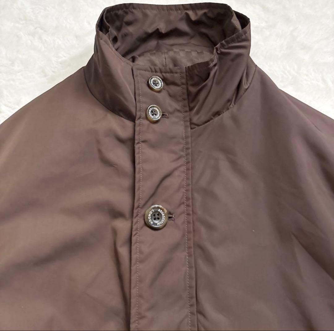 極美品】Aquascutum ダウンロングコート ブラウン ライナー付