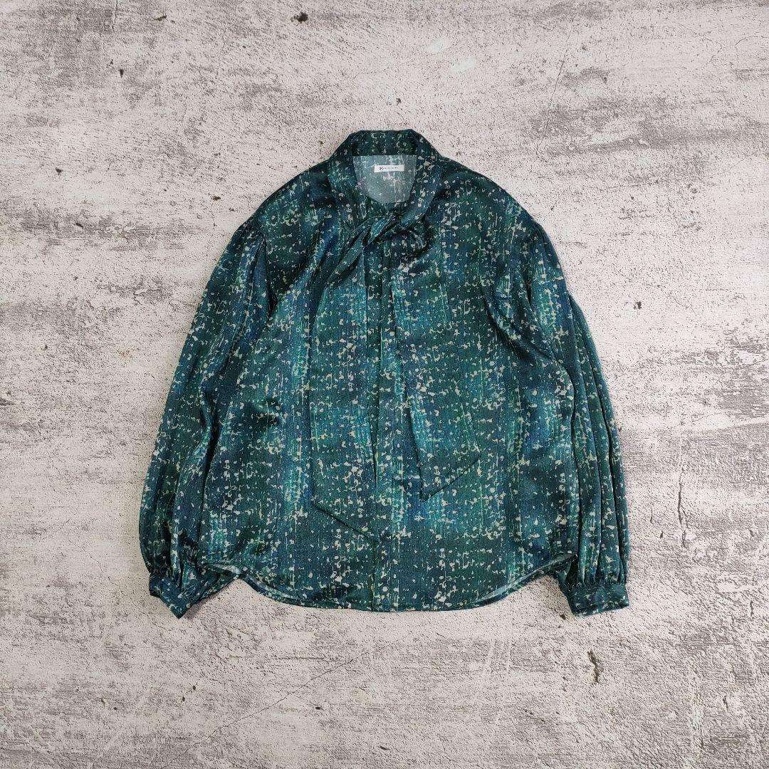 極美品/25AW/HERALBONY/こもれびサテンボウタイシャツ/日本製 - メルカリ