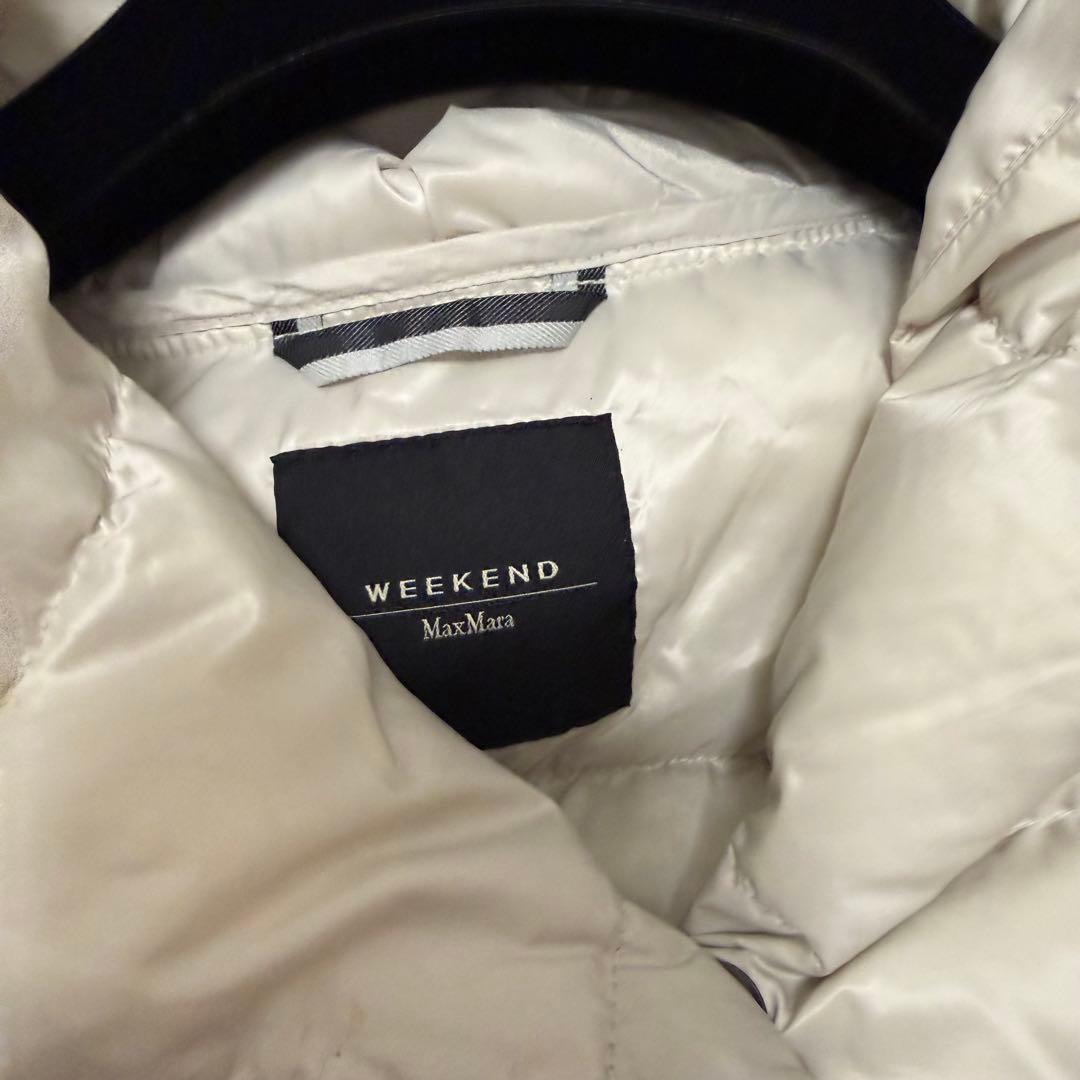 マックスマーラウィークエンド ダウンベスト アイボリー 36