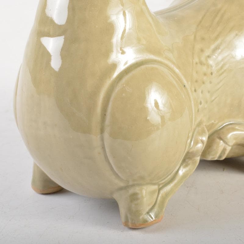 中国 倣越州窯青磁 羊形 火灯 燭台 証書付 C 6515 - メルカリ