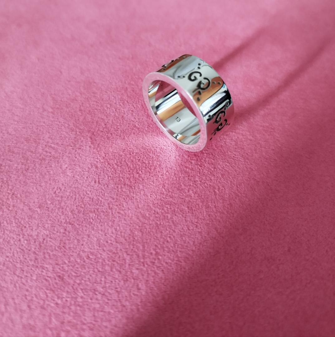 グッチ ゴーストリング 13号( 日本size11.5号) ピンキー 美品 - メルカリ