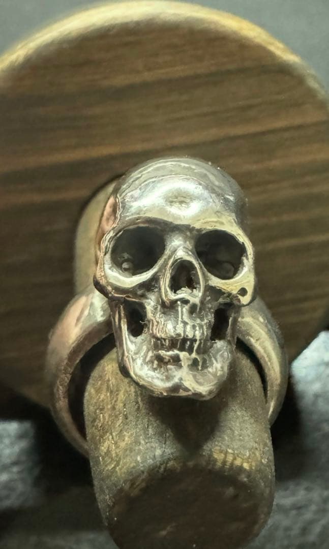 ハンドメイド　スカルヘッドリング　シルバー925 楽天市場】QUETZAL(ケツァール)リアル スカル リングシルバー 925 指輪