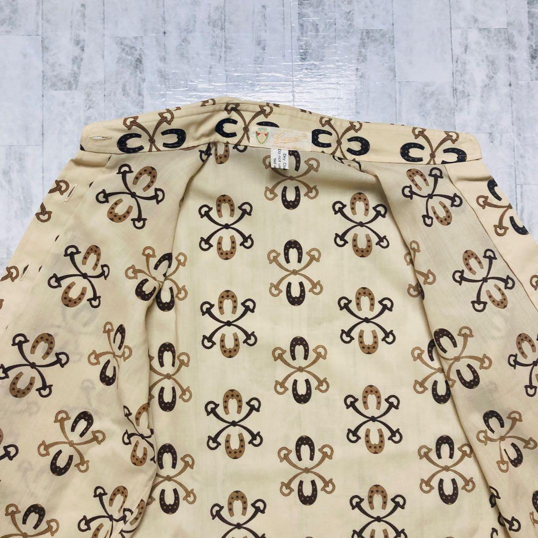 希少デザイン】GUCCI グッチ GG柄 長袖シャツ 総柄 - メルカリ