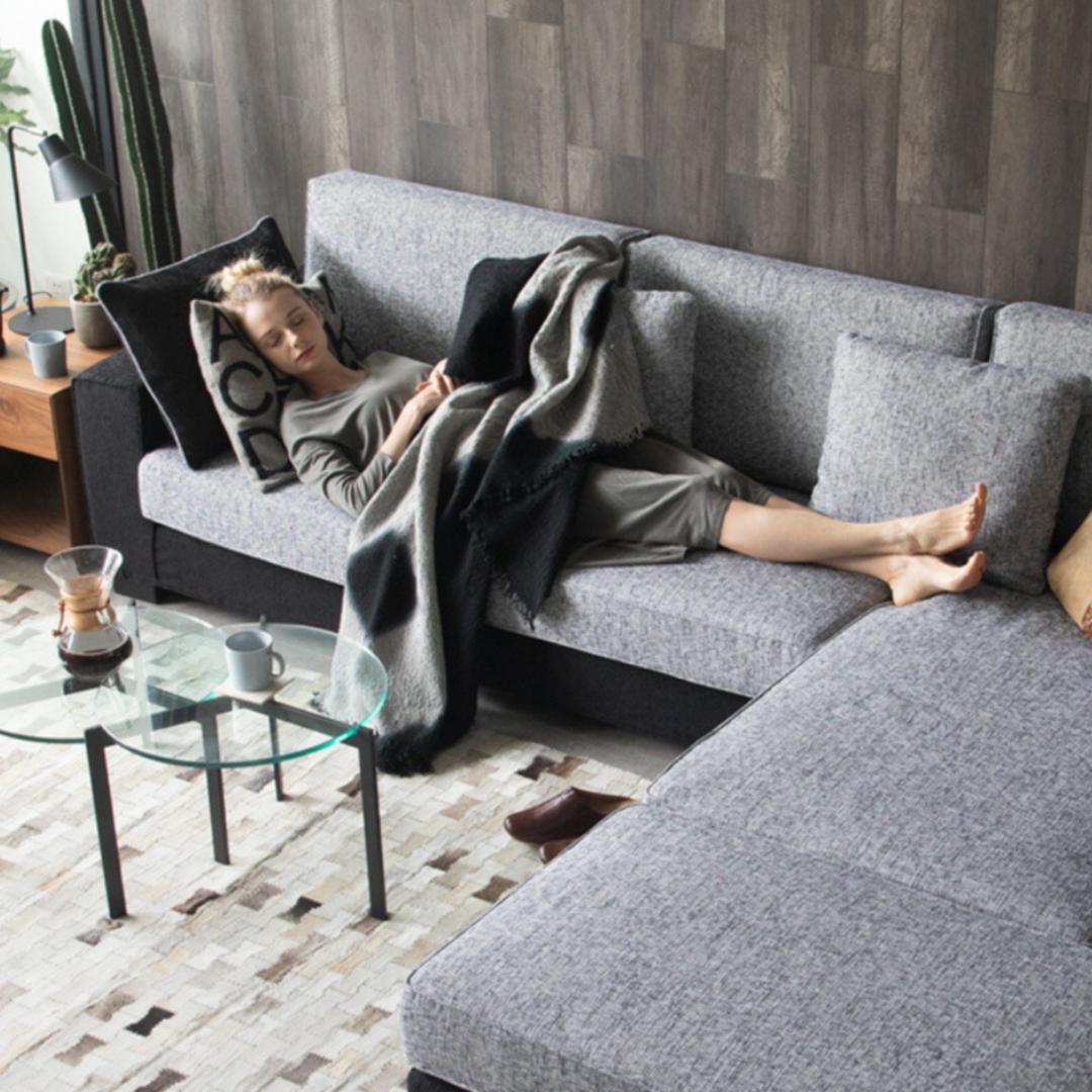 セット売り】アルモニア カウチソファ 3人掛け 幅240cm 1/2 - メルカリ