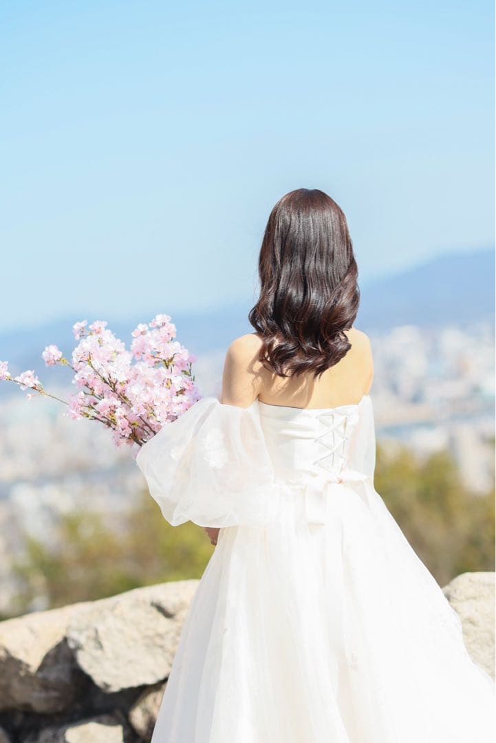 7号 CHIARA ウェディングドレス CIL-9556 ホワイト Aライン - メルカリ