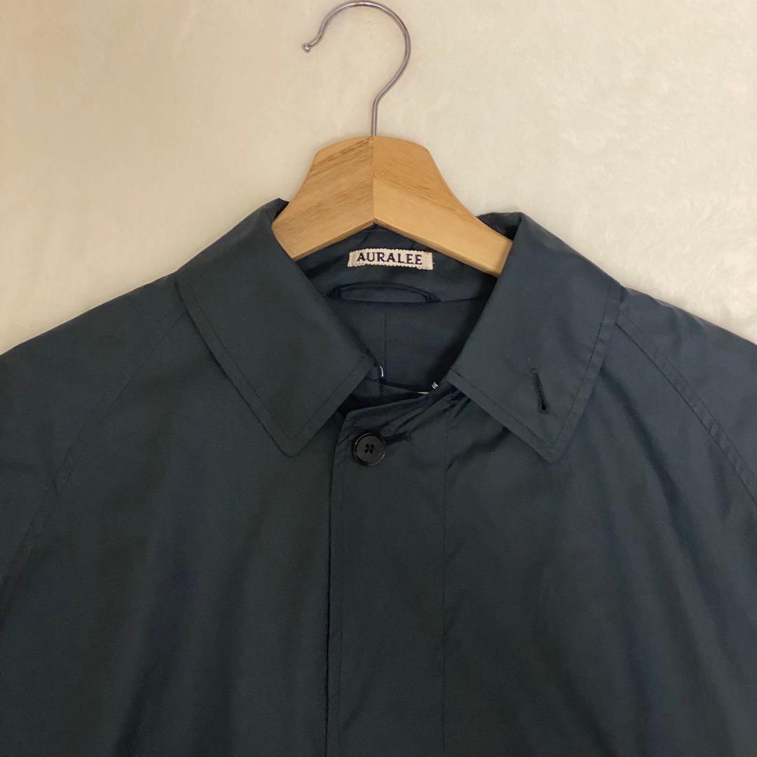 オーラリー SUPEER LIGHT POLYESTER サテンカラーコート - メルカリ