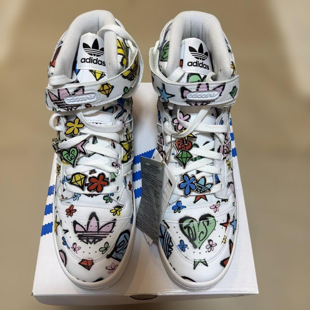 アディダス ジェレミースコット フォーラム ハイカット 1点 完品 未