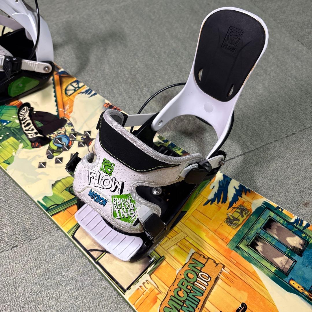 子供用スノーボード110cm バインディング付き - メルカリ