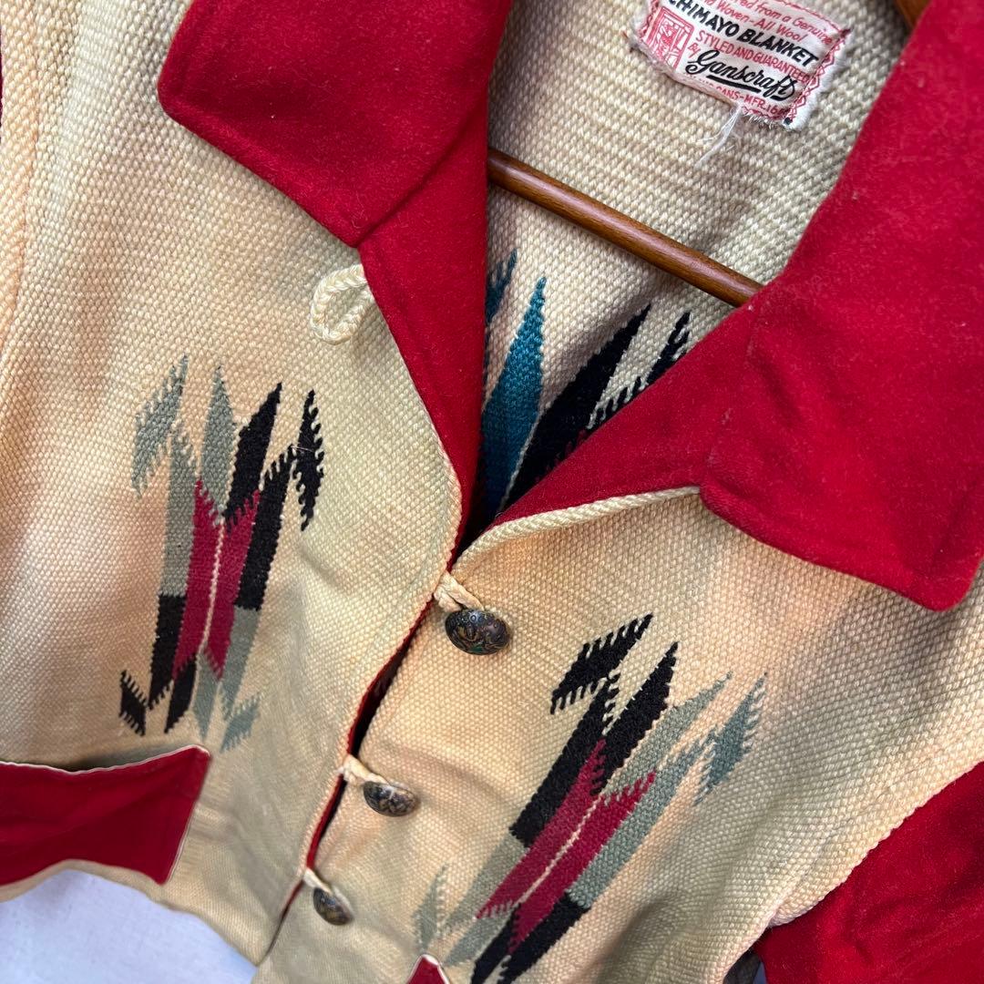 バ*マ様 Ganscraft CHIMAYO BLANKET チマヨ ジャケット - メルカリ