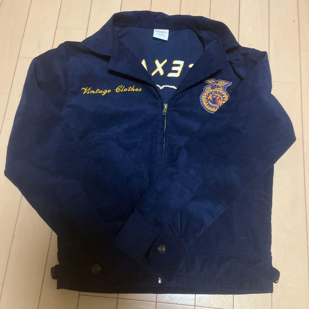 FFAジャケットGDDOSDC&CO ネイビー コーデュロイ M FFAジャケット|コーデュロイ|ネイビー - 古着屋グレープフルーツ