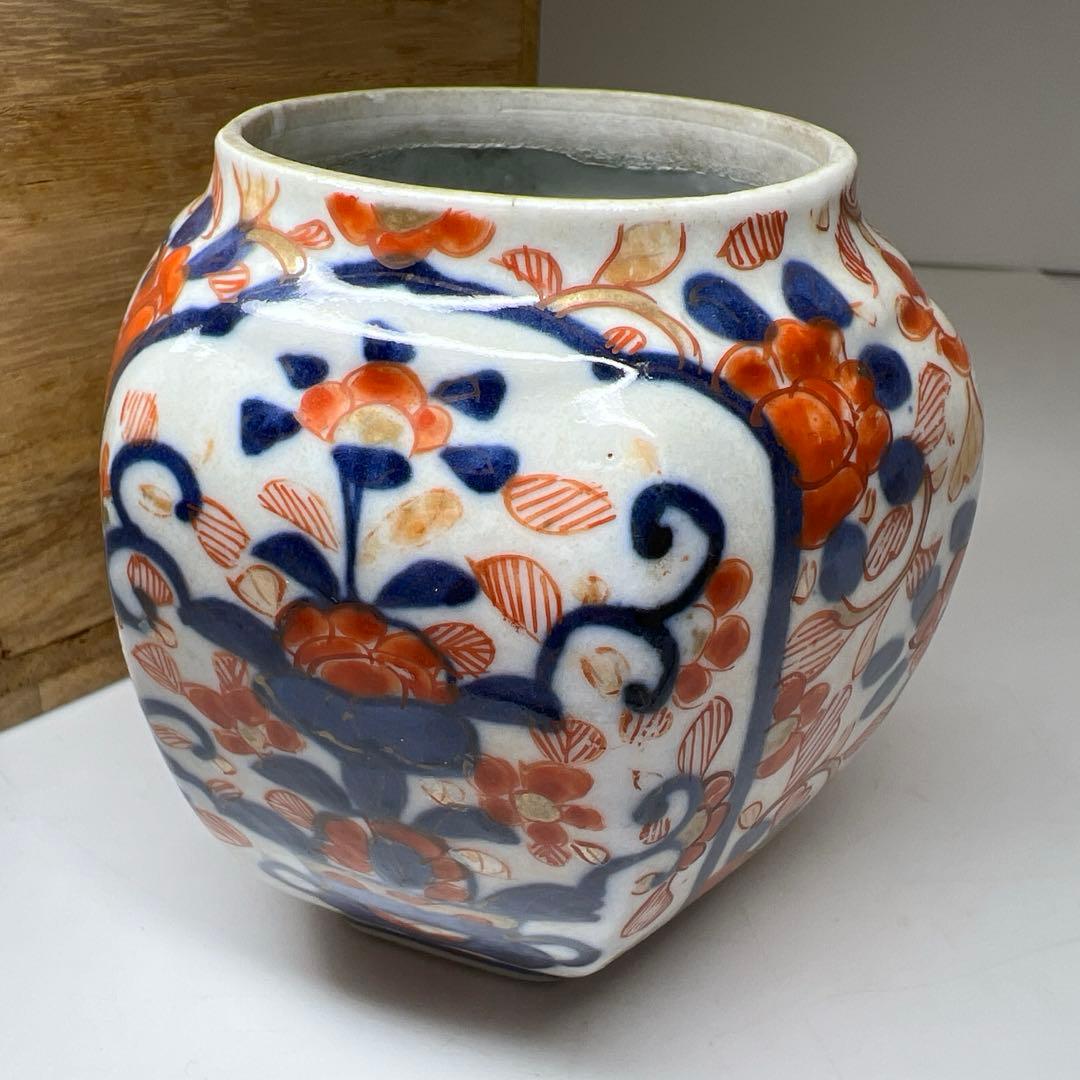 古伊万里 六角鉢 木箱付 高さ約9㎝ 東Y8-0217② - メルカリ