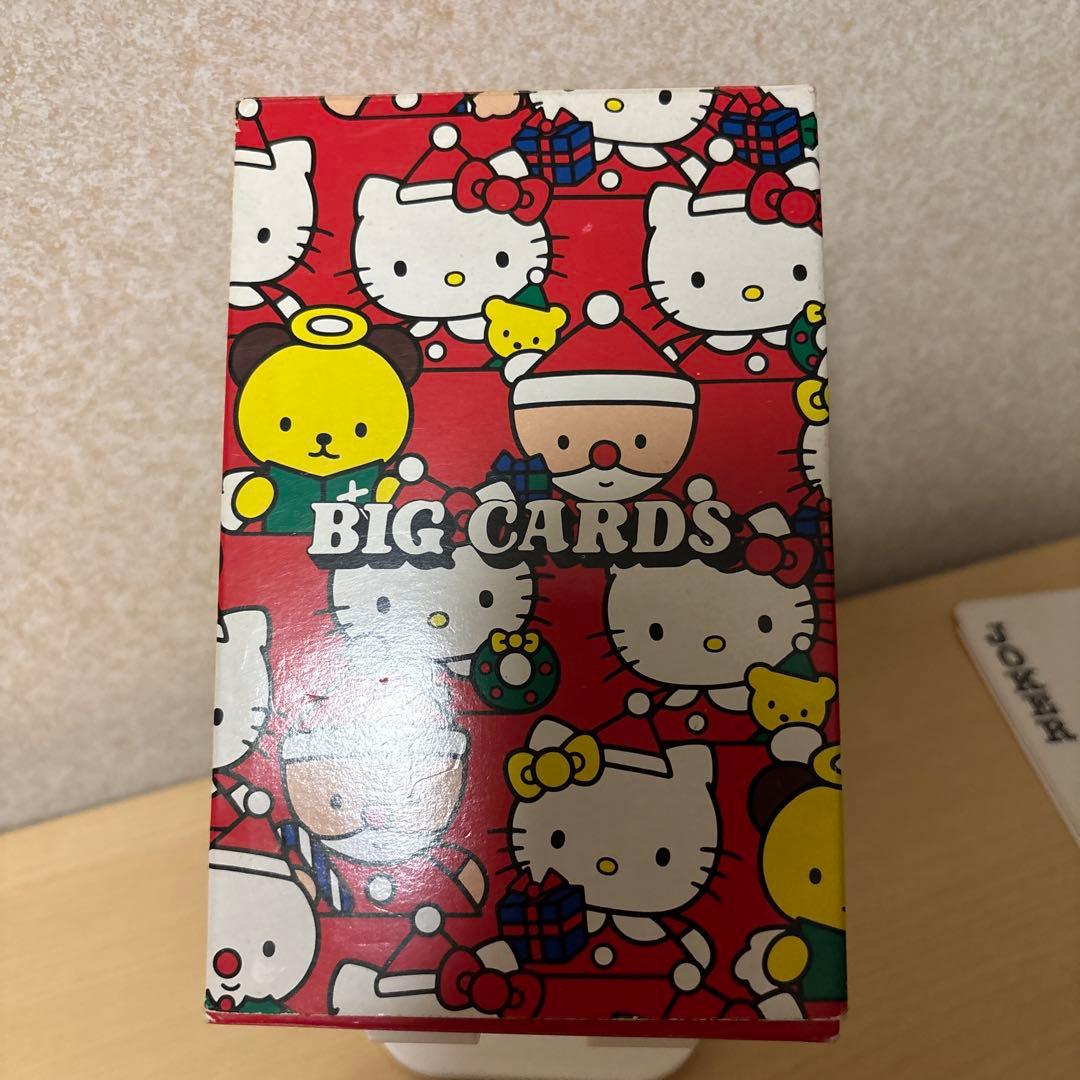 超レア】ハローキティ クリスマス ビッグトランプ - メルカリ