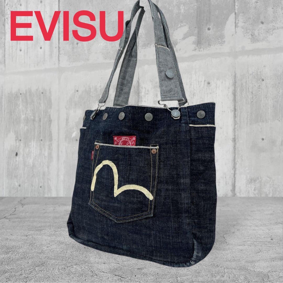 EVISU エヴィス エビス Gパン デニム トートバッグ 日本製 カモメ