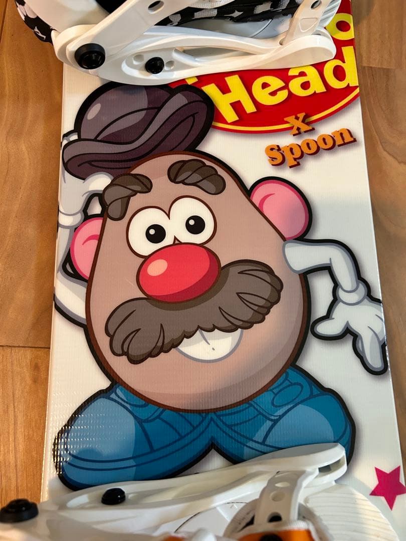 レア新品未使用 キッズスノーボード（120cm）2点セット Mr. ポテト