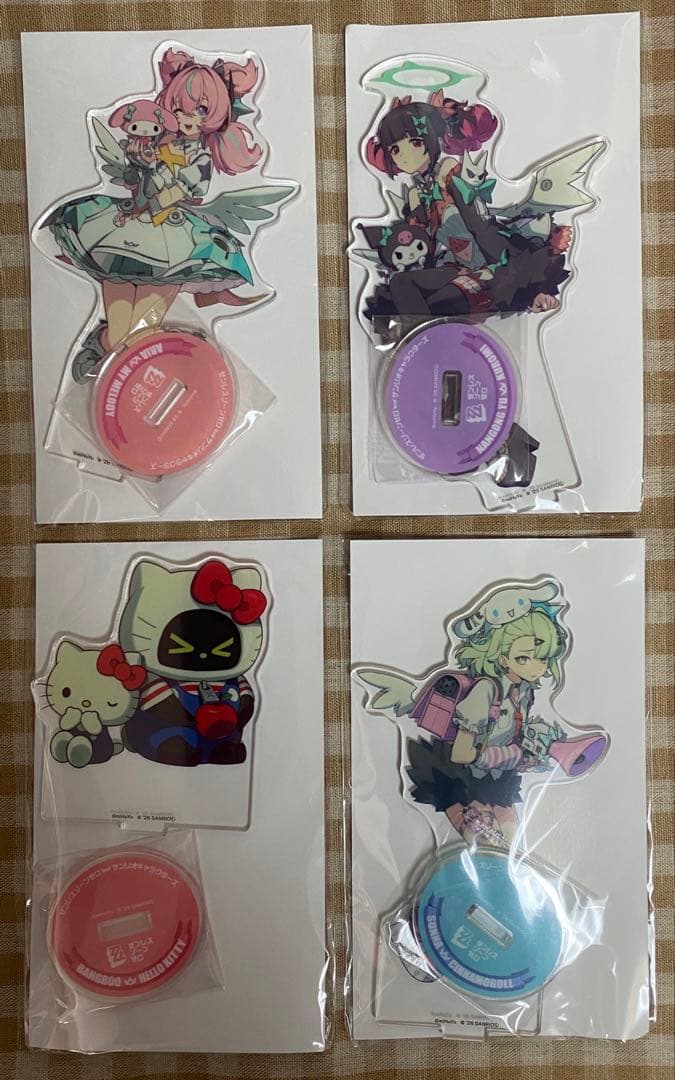 ゼンレスゾーンゼロ×サンリオキャラクターズ アクリルスタンド 全4種