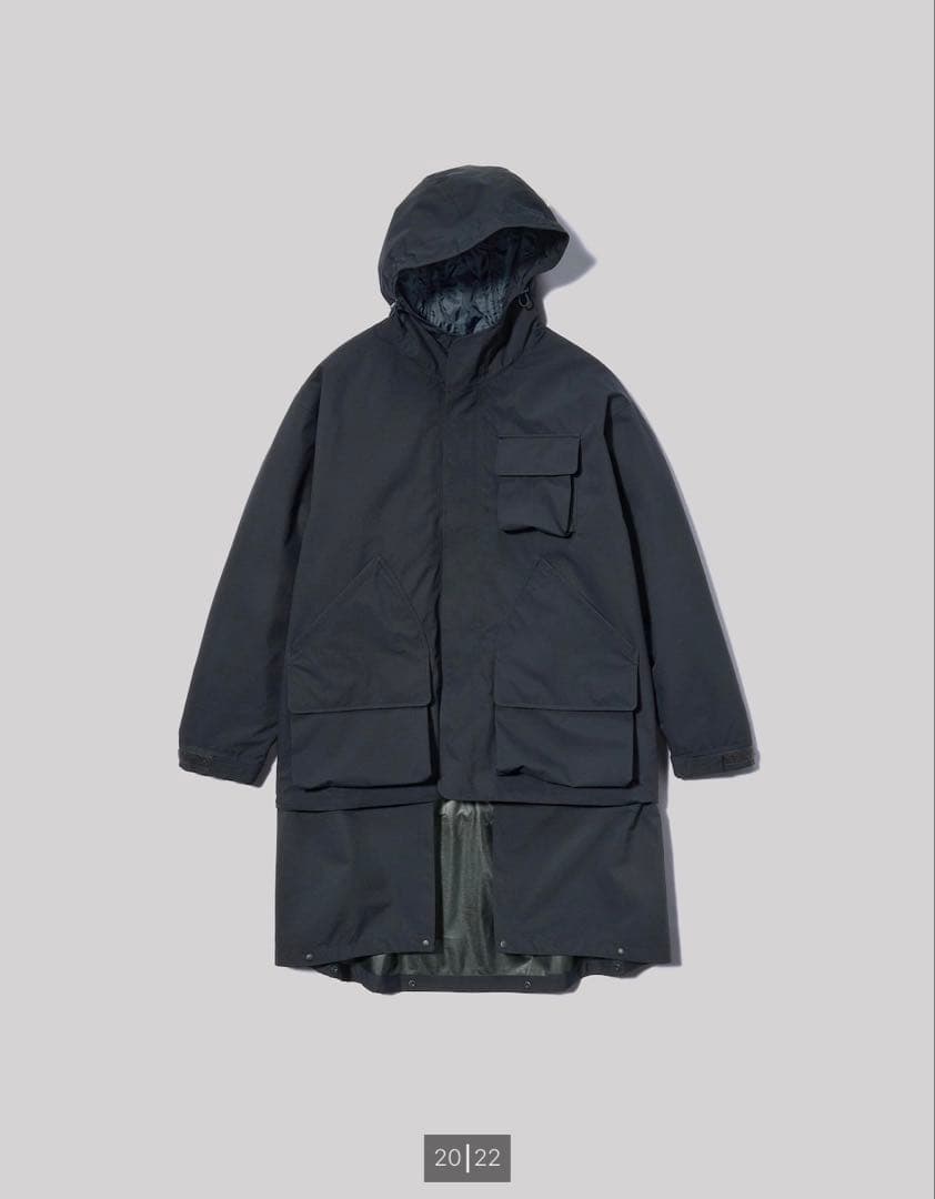 GU パデッドシェルパーカENGINEERED GARMENTS ネイビー XL