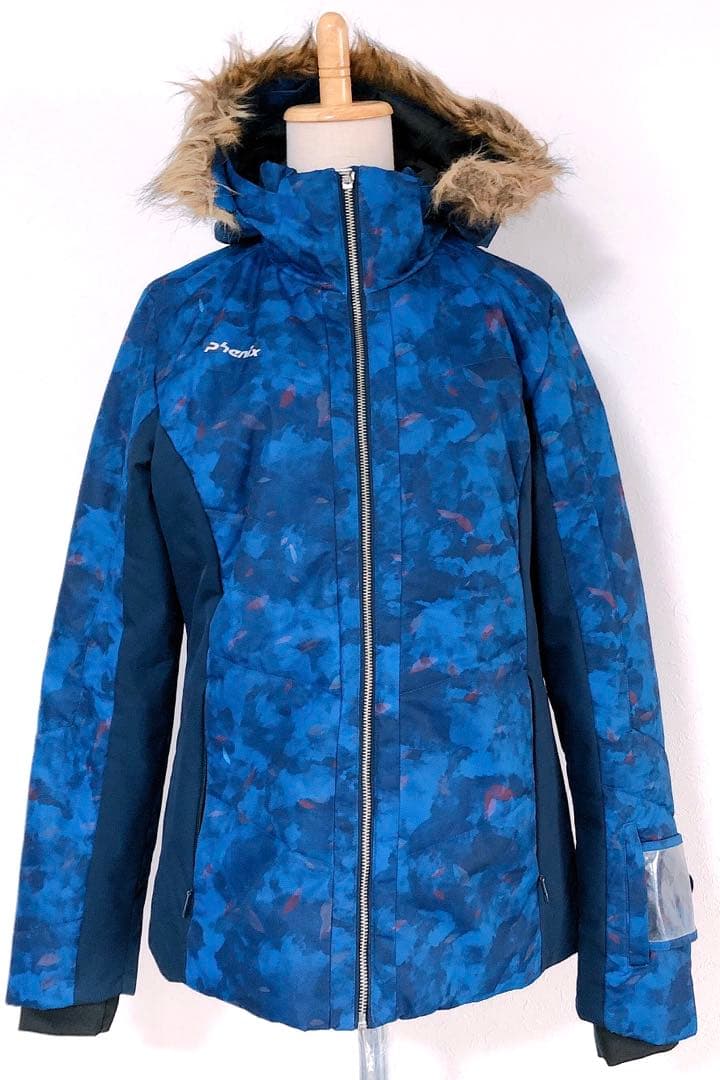 美品 近年モデル Phenix フェニックス スキーウェア ファー XL 総柄