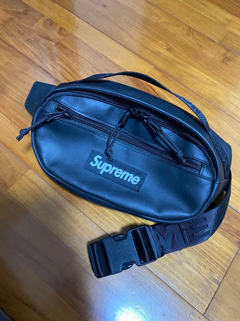 Supreme 23FW レザーウエストバック　ブラック 楽天市場】Supreme / シュプリームLeather Waist Bag / レザー