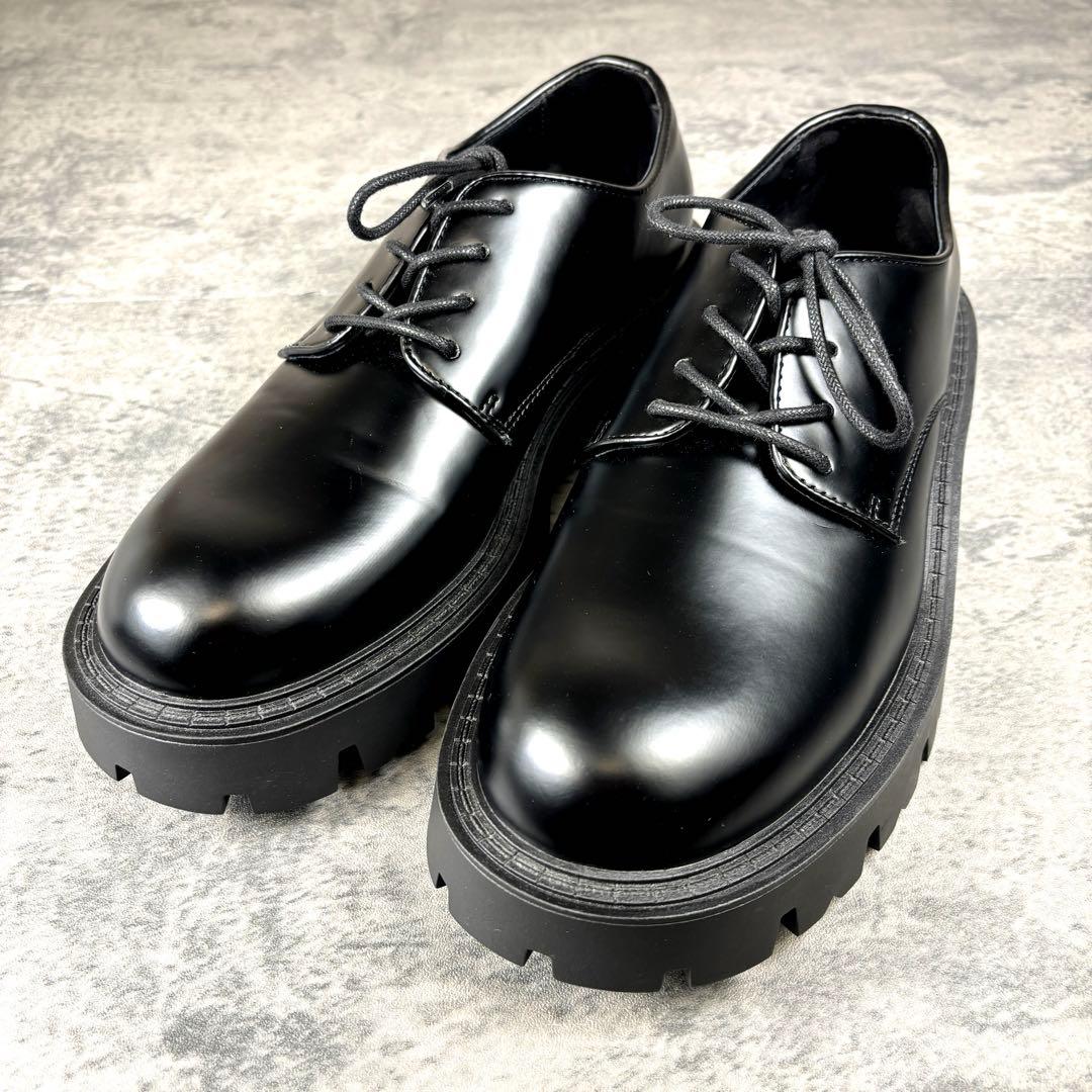 美品】ZARA ベーシックチャンキーシューズ 厚底 43（27.5cm相当