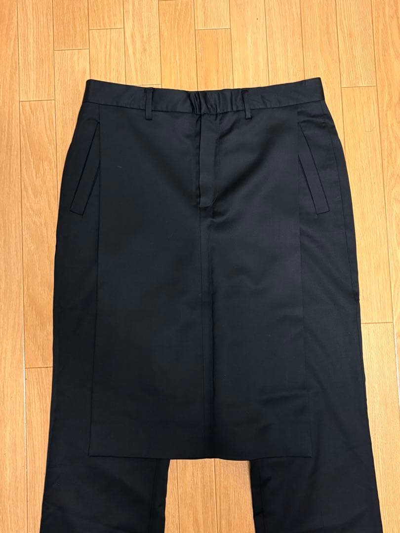 13SS “GIVENCHY” Wool Layered Trousers
