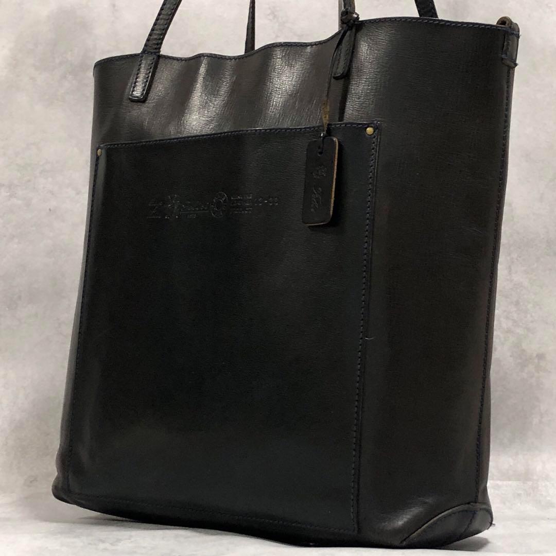 極美品✨フェリージ 13-33 オールレザー トートバッグ ブラック A4対応
