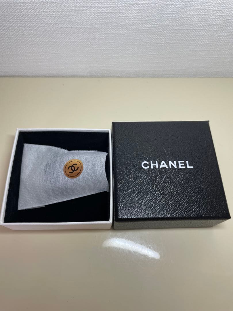 もにょくろ様専用】CHANEL ブラック リング クリスタル装飾 15号