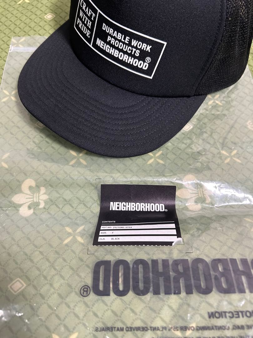 ネイバーフッド メッシュキャップ2025SS MESH CAP-2 ブラック 黒