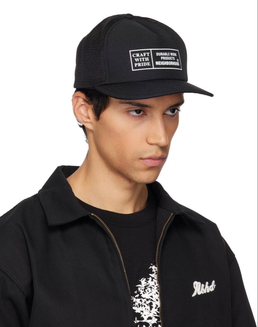 ネイバーフッド メッシュキャップ2025SS MESH CAP-2 ブラック 黒