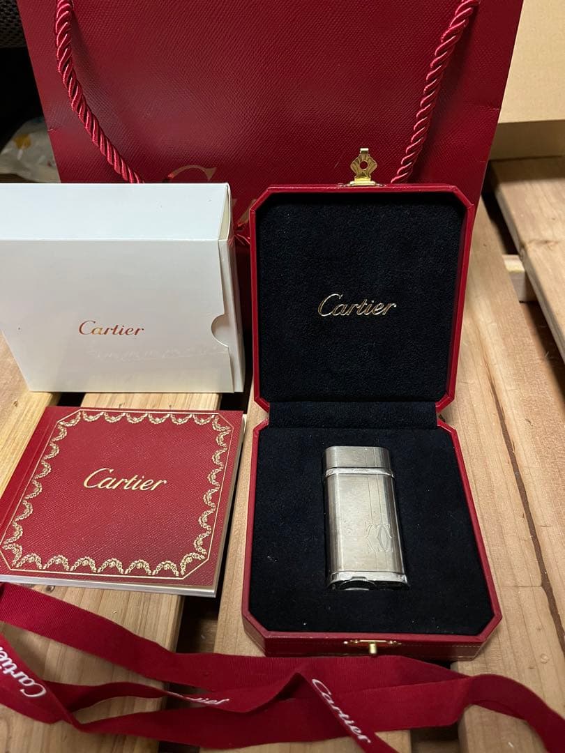 カルティエ ガスライター 楽天市場】質屋 Cartier カルティエ ガスライター ブラック ゴールド