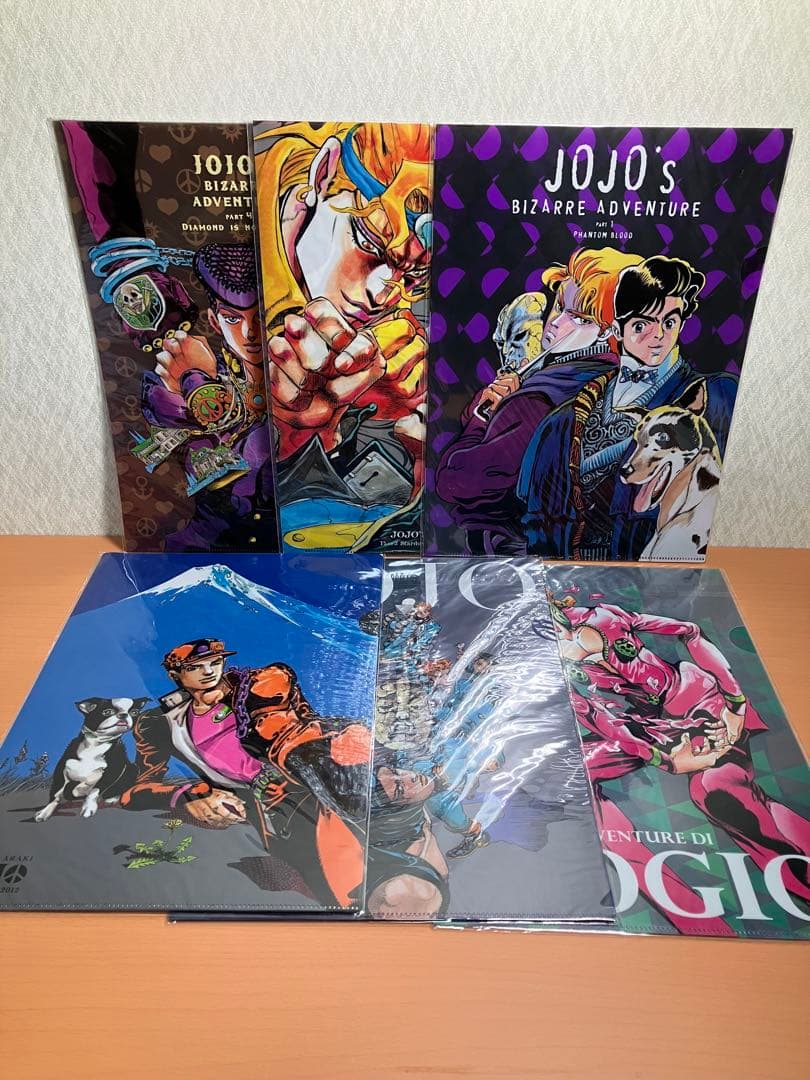 ジョジョ展 2012年開催 クリアファイルセット 全種セット 未開封