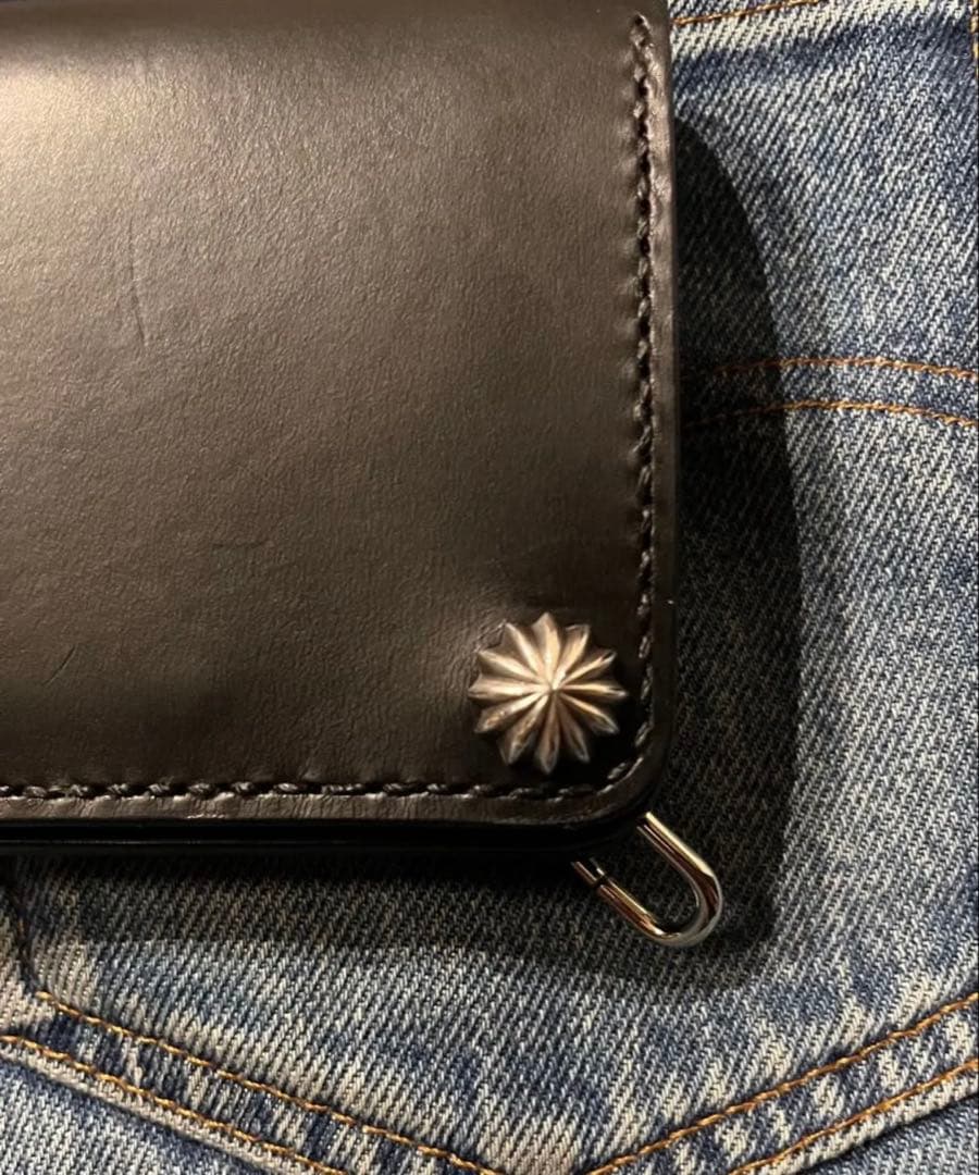 ミドルトラッカーウォレット シルバー925アポロコンチョカスタム