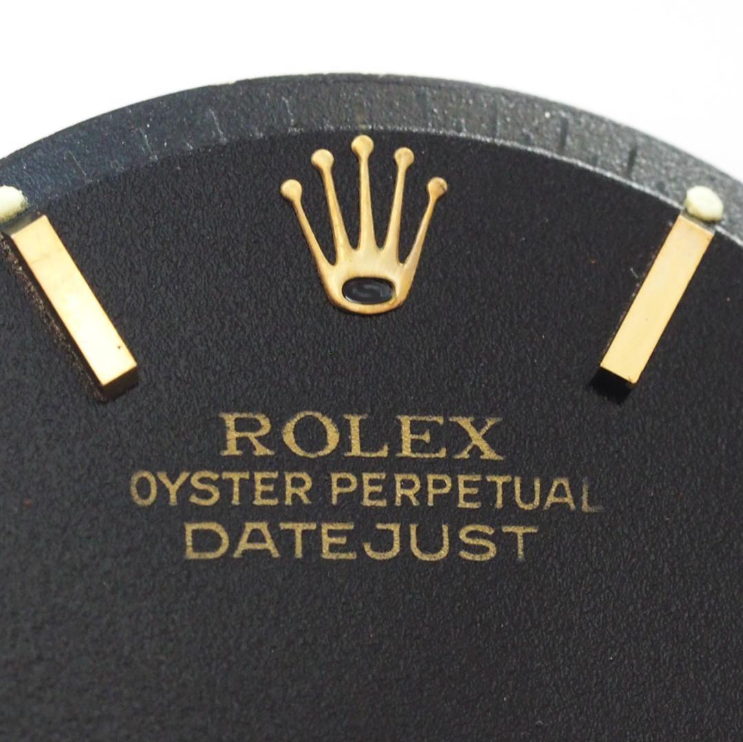 純正 ROLEX 1601 1603 文字盤 マットブラック デイトジャスト - メルカリ