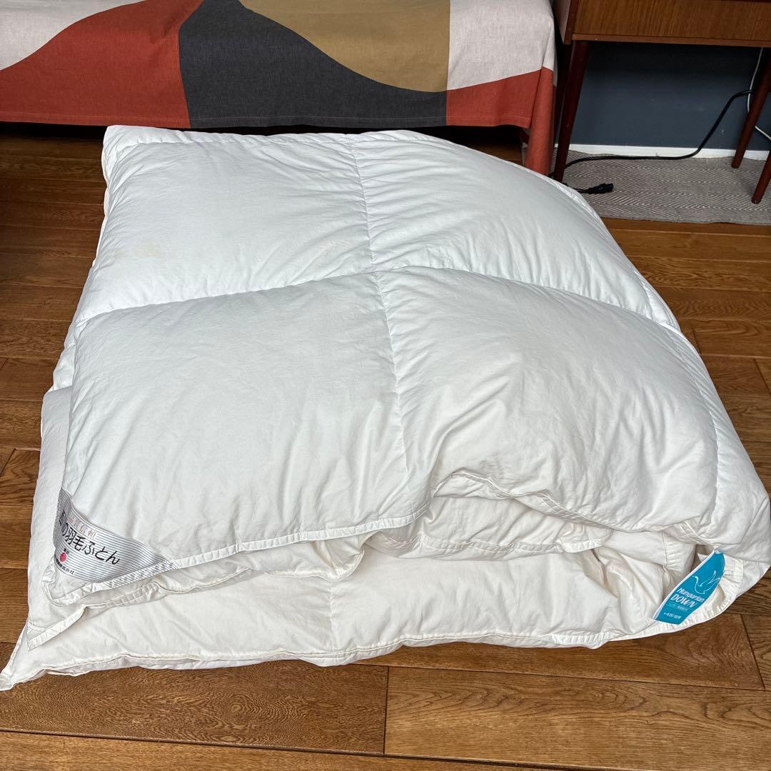 羽毛掛け布団 (株)サシモト販売 ダウン93% 中羽毛1.1㌔