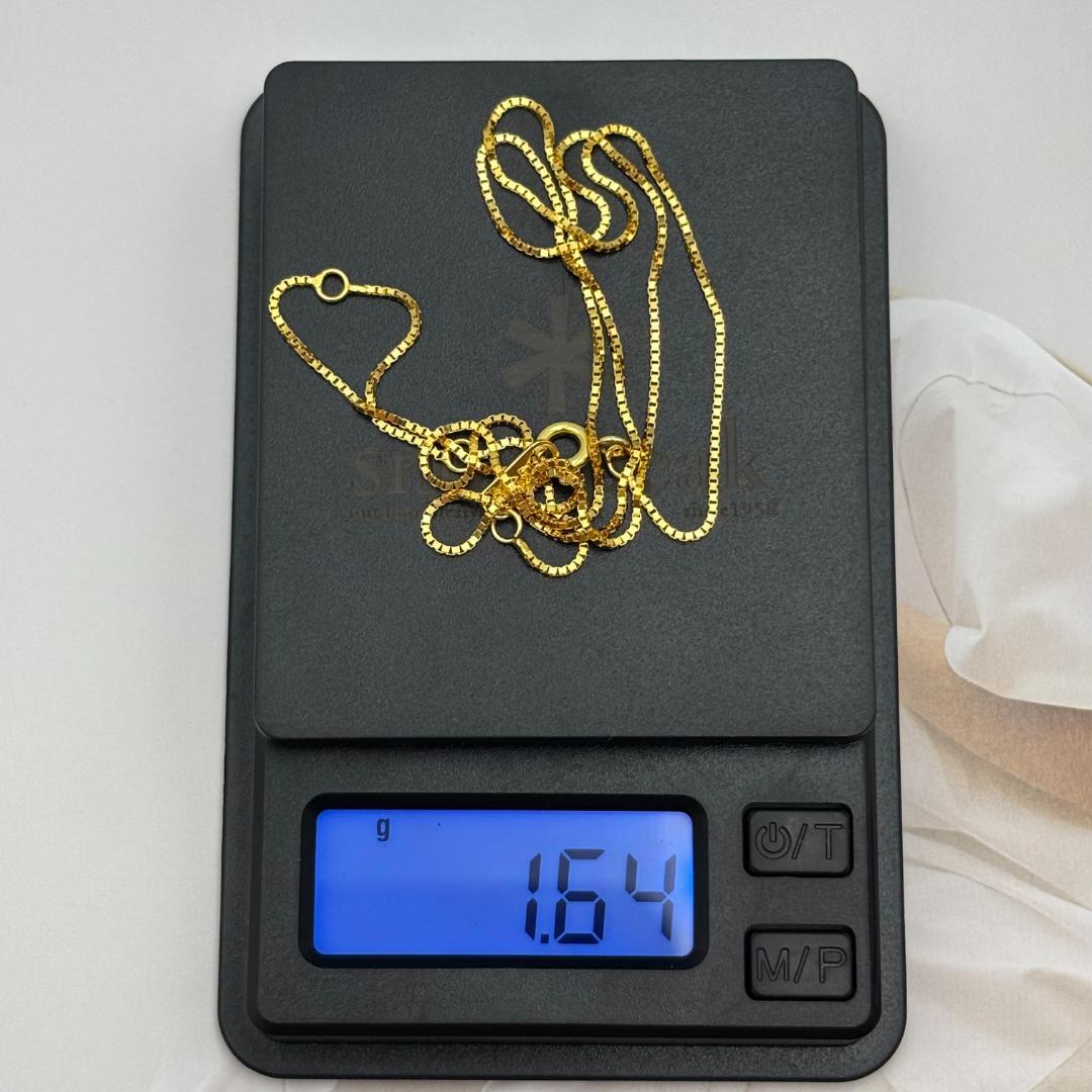 ⭐ 極美品 ✨K18金 スネークチェーンネックレス 1.64g