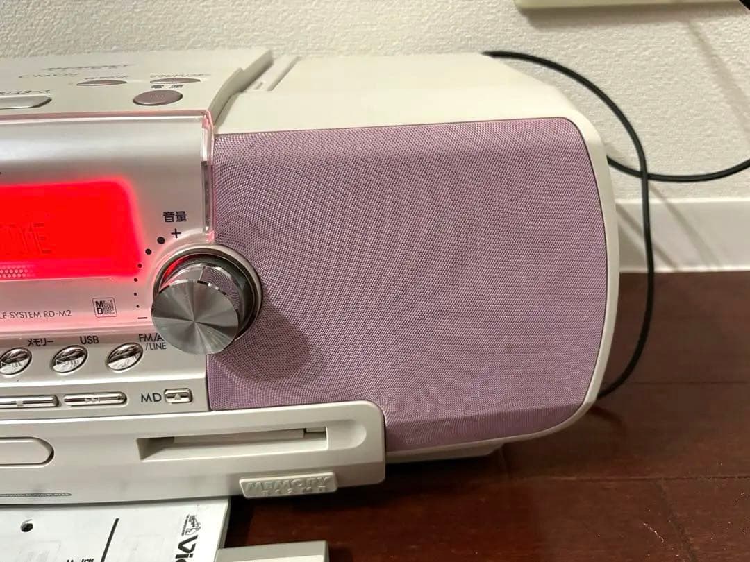 CD-MDラジカセビクターVictor ClaviaクラビアRD-M2 Pピンク - メルカリ