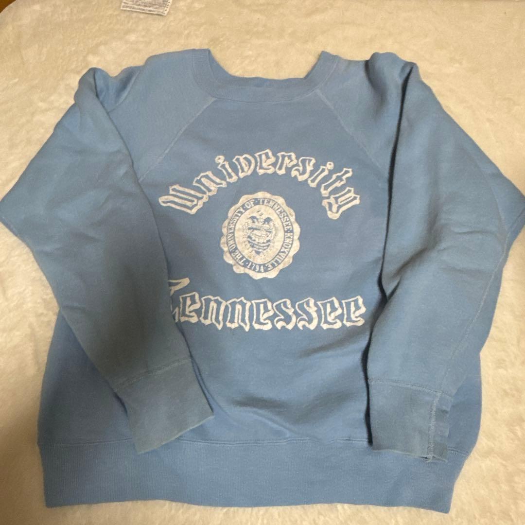 1960s ヴィンテージスウェット　最終値下げ 古着 60s KANSAS STATE 3段 両面 ヴィンテージ スウェット トレーナー