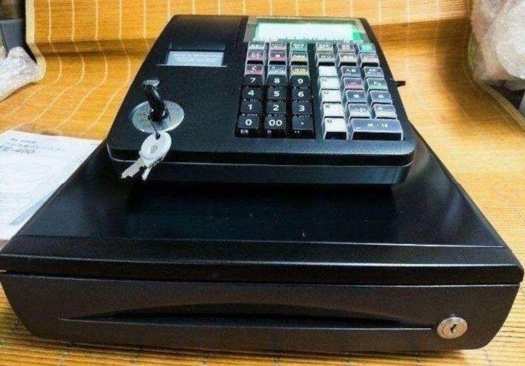 カシオレジスター TE-400 フル設定無料 美品PC連携売上管理 985888